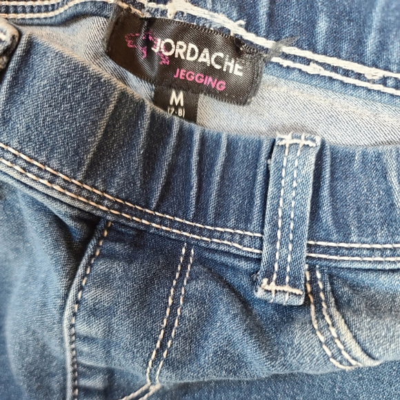 Jordache Girls Denim Jeggings Size M 7/8 bundle - Picture 3 of 8